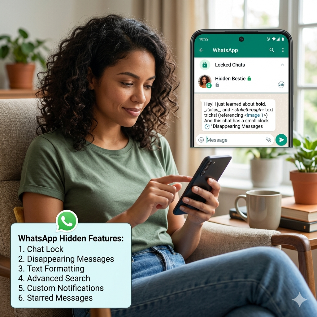 whatsapp hidden tricks use karte hue user