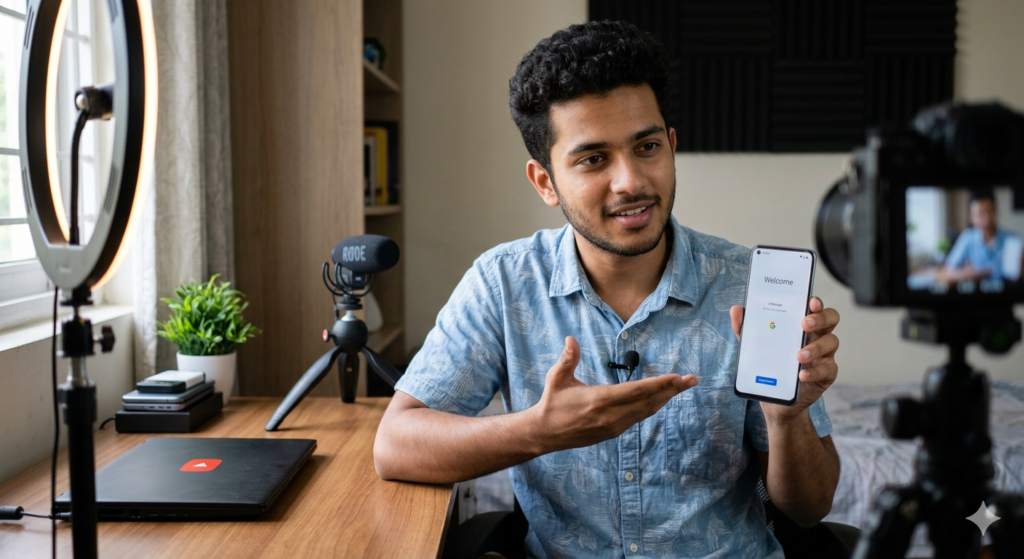 youtube beginner setup india