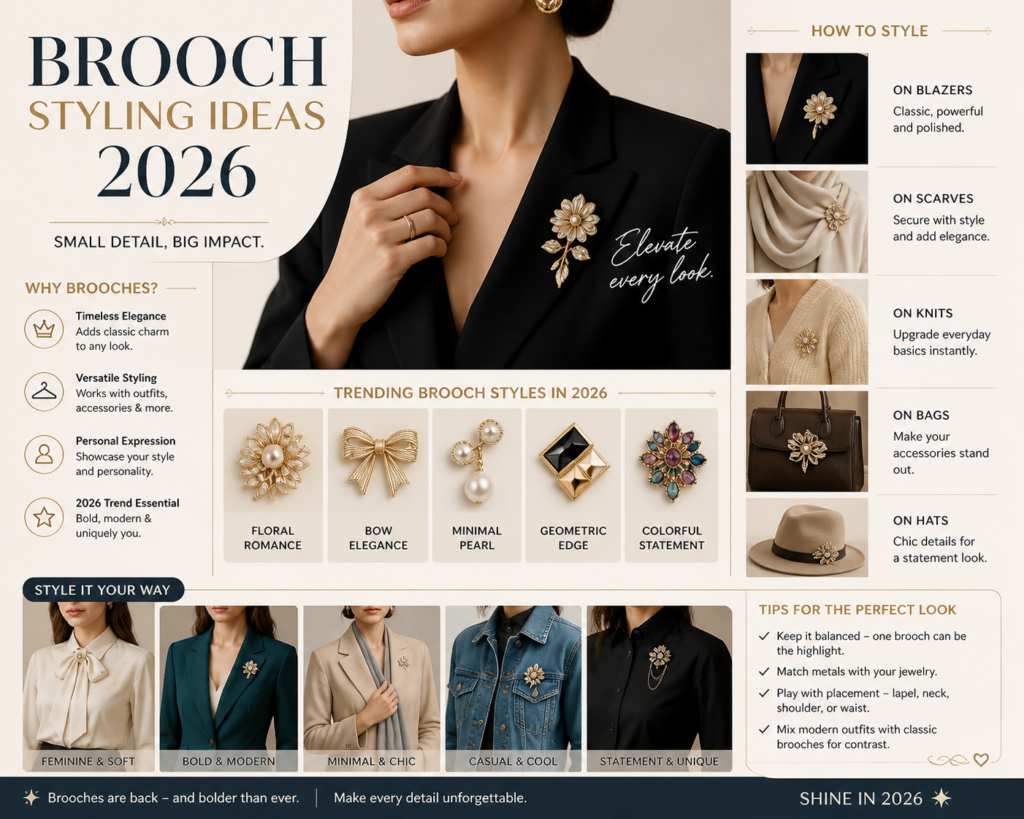 Brooch Styling Ideas 2026
