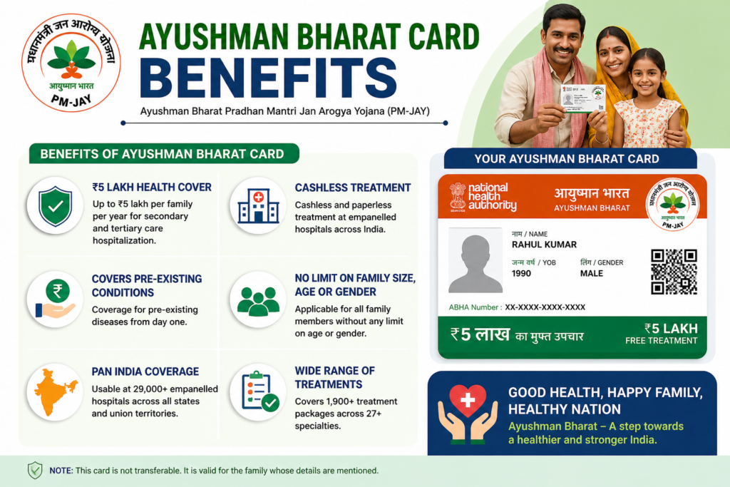 ayushman bharat card benefits